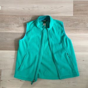 LL Bean girls fleece vest.